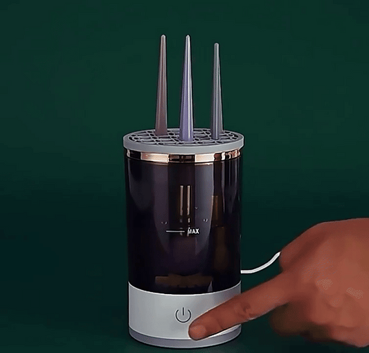 Electric Makeup Brush Cleaner – Automatic 2-in-1 Cleaning & Drying Machine