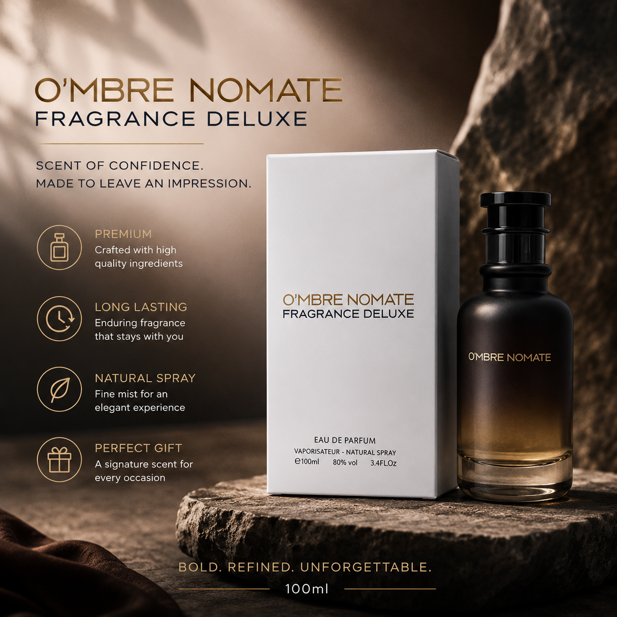 O’Mbre Nomate Signature Perfume – Bold & Elegant Scent