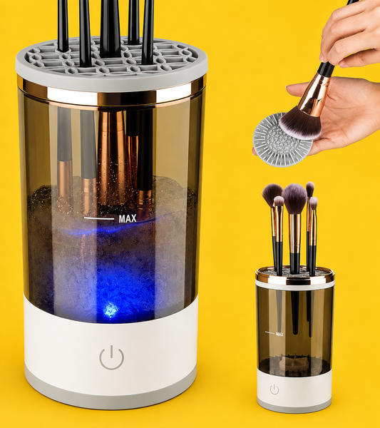 Electric Makeup Brush Cleaner – Automatic 2-in-1 Cleaning & Drying Machine