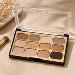 12-Color Glam Eyeshadow Palette – Matte & Shimmer Shades for Every Look