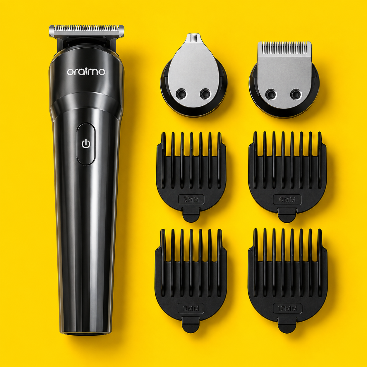 Oraimo Smart Beard & Hair Trimmer – Rechargeable Grooming Kit for Men (Original)