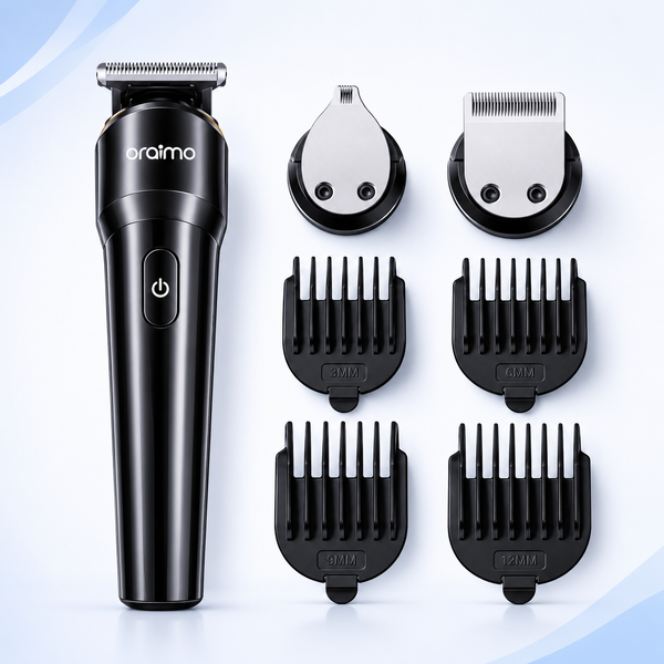 Oraimo Smart Beard & Hair Trimmer – Rechargeable Grooming Kit for Men (Original)