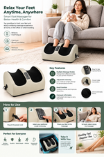 Electric Foot Massager – 3-in-1 Relaxation