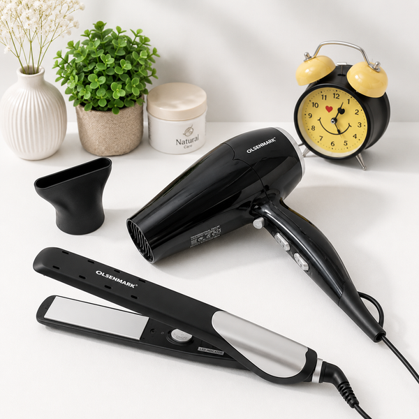🔥 2-in-1 Professional Hair Straightener & Curler