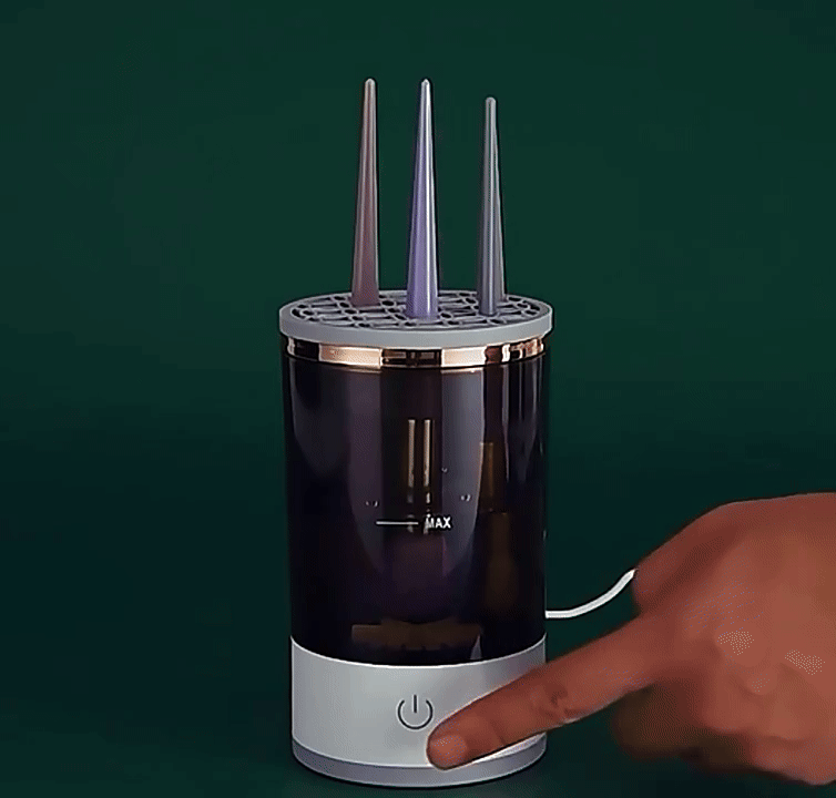 Electric Makeup Brush Cleaner – Automatic 2-in-1 Cleaning & Drying Machine
