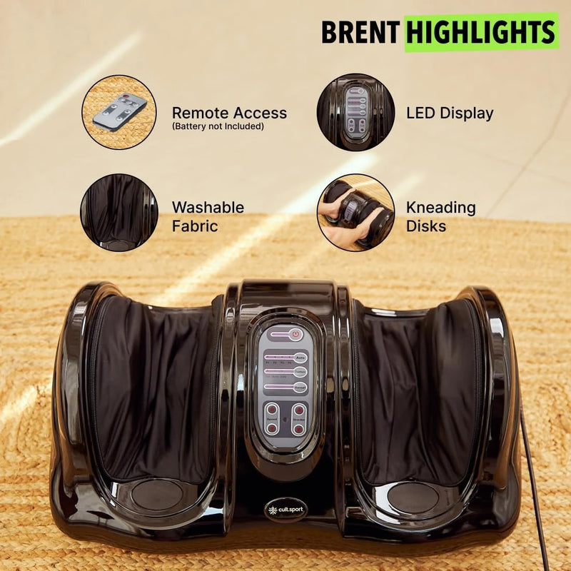 Electric Foot Rest Massager – Deep Kneading &amp Rolling