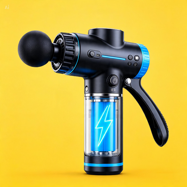 FH-820 Muscle Massage Gun with 4 Attachments